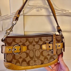 Signature Coach mini purse